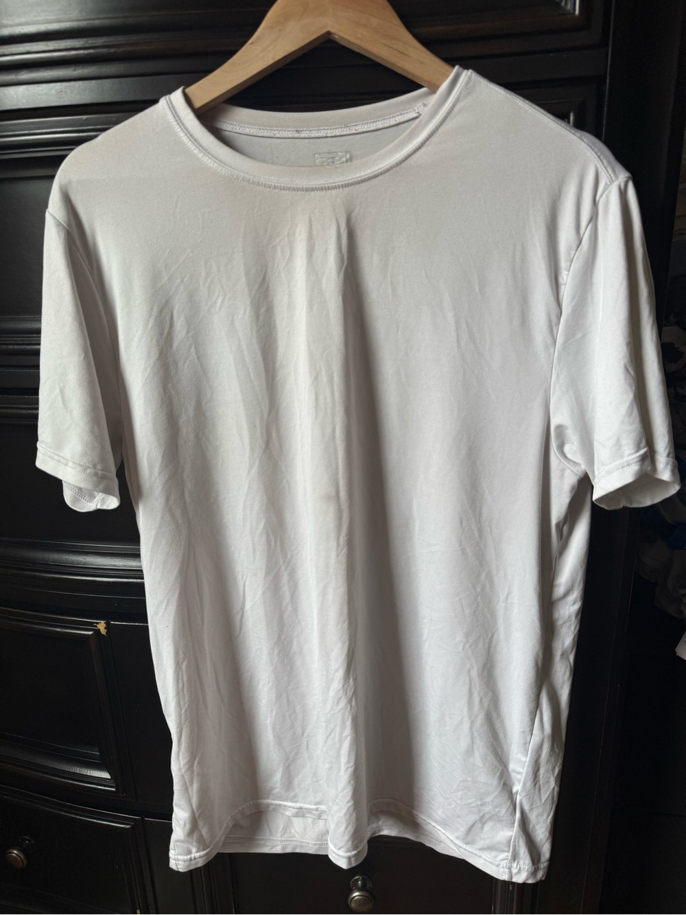 Men's Classic White Short Sleeve Crew Neck Tee